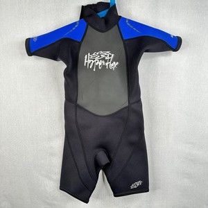 HyperFlex Access Unisex Child's 2mm Shorty Wetsuit Neoprene UV Shield size 2